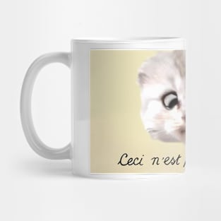 Ceci n'est pas une chat Mug